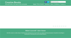 Desktop Screenshot of creativebreaks.co.uk